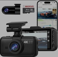 Miofive DUAL Dash Cam Front and Rear, FREE 32GB Card Included, 5G Wi-Fi s1 pro