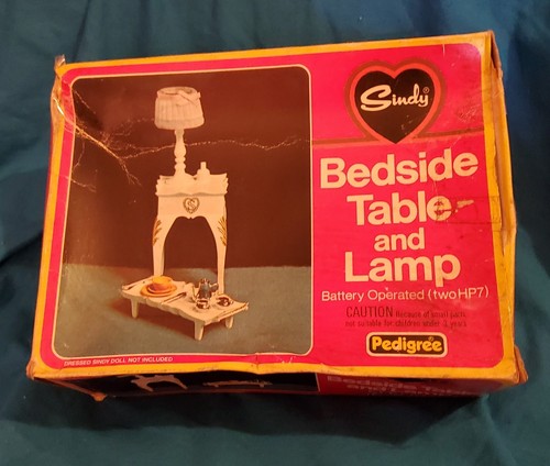 Vintage pedigree sindy - pedigree, bedside