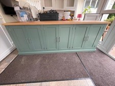 Buckingham Painted 6 Door Cupboard/ Sideboard- F&B Smoke Green- Bespoke