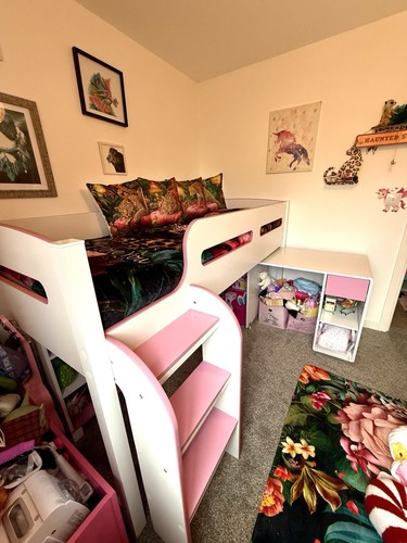 Pink white mid sleeper - 🌸,