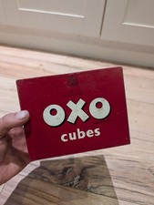 Original Vintage OXO CUBES Tin Box - Advertising