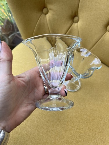 Flared dessert glass sundae - dessert,