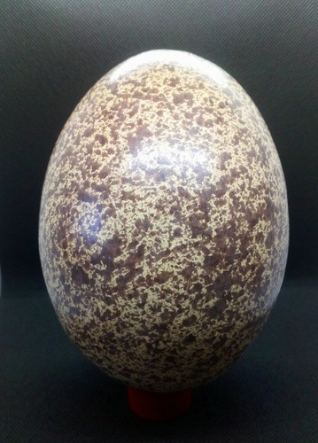 Large porcelain speckled egg - speckled,