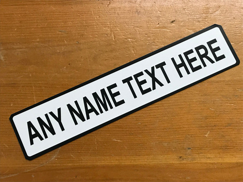 Personalised metal sign - personalised,
