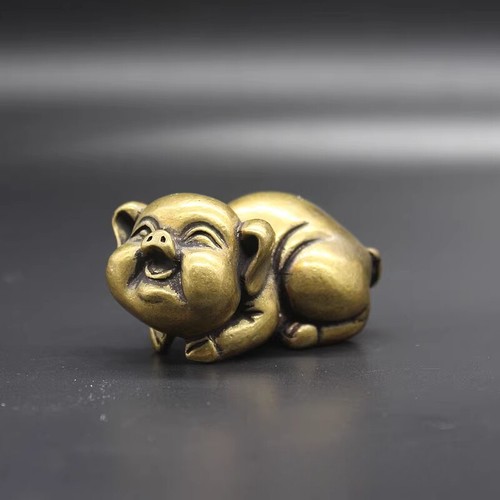 Vintage copper pig desktop - vintage,