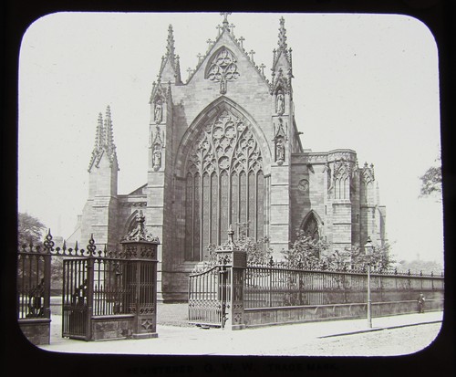 Glass magic lantern - glass, east