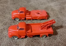 LEGO DENMARK VINTAGE HO SCALE BEDFORD TOW TRUCK VGC & FIRE TRUCK