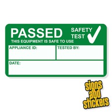 200 PAT Test Pass stickers label passed, waterproof not cheap paper ones 