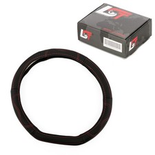 Steering Wheel Cover Ø 38x9cm 15x3.5 Inches Black Red for CHEVROLET