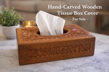 Handmade Wooden Tissue Box