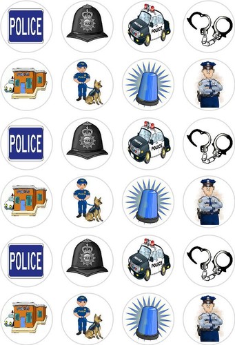 Police car policeman - 24,