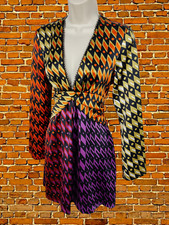 BNWT ZARA XS ORANGE MIX GEO