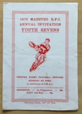 1979 MAESTEG RFC INVITATION YOUTH SEVENS programme