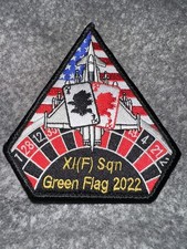 RAF XI (F) Squadron Green Flag