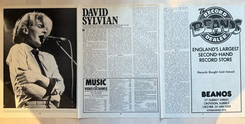 David sylvian rare part - david,
