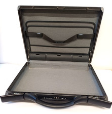 Samsonite Combination Lock Briefcase Black Secure Business Case With Compartment