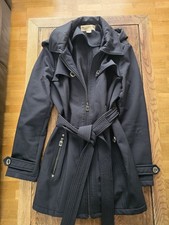 Michael Kors Women's Navy Softshell Trench Coat Size M