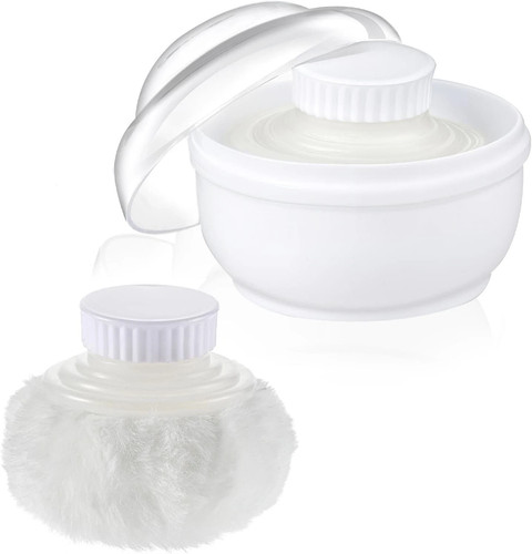 Inch body powder puff and - inch,