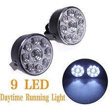 2x 9LED DRL Car Lights Fog Day