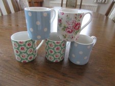 Cath kidston set of 5 mugs