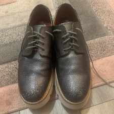 Grenson Metallic grey Patent