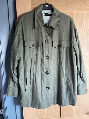 Zara women khaki - women's, linen