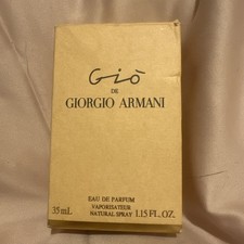Gio de Giorgio Armani Eau de Parfum 35ml Natural Spray Vintage.  Not sealed. 
