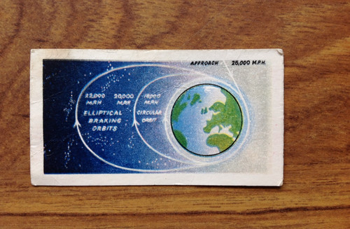 1963 lyons maid card space - maid,