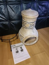 Clay Outdoor Chiminea with