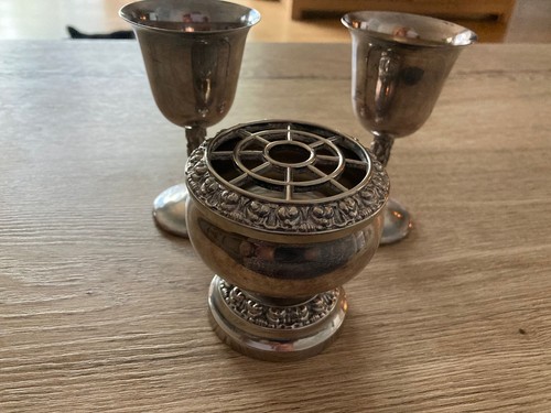 Small silver plated wine - 2,