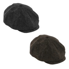 CHILDS BROWN OR BLACK FLAT CAP