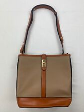 Pavers handbag faux leather PU beige tan green