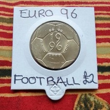 1996 EURO 96 FOOTBALL COIN £2