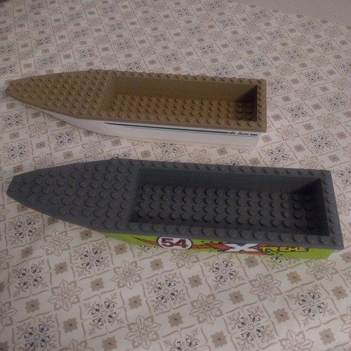 Lego boat hulls - , x2