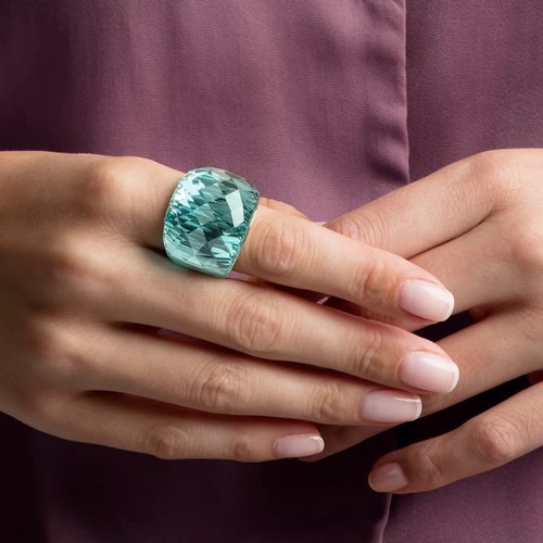 Swarovski nirvana ring aqua - nirvana,