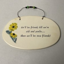 Hanging Plaque Gift Yellow