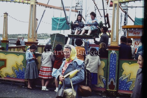 35mm glass slide - rhyl, ocean