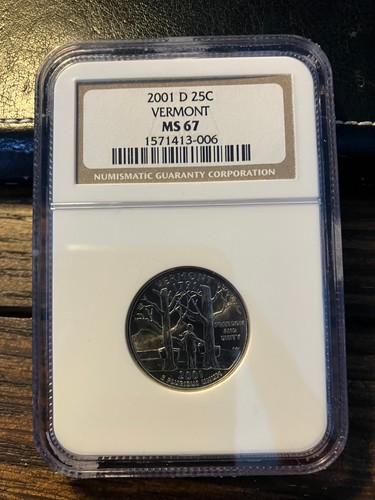 2001 vermont 25c - 2001, d