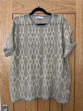 Worn twice Zara silver gold