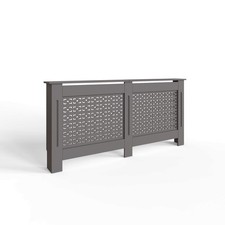 Grey Radiator Cover Geometric