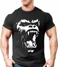 Gorilla Gym T Shirt Gym Clothing Bodybuilding Training Workout UFC MMA Men Top 