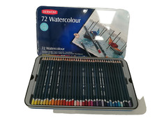 Derwent WATERCOLOUR Pencils Tin Set of 72