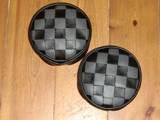 Mini  6" Black/Grey Check Spot