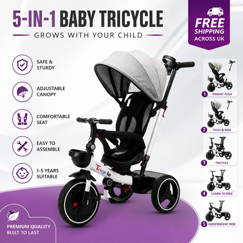 Baby stroller tricycle ride - baby,