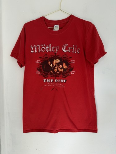 Motley crue shirt - motley, red