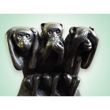 Vintage Soapstone “Three