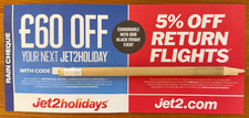 Jet2 £60 Off All Holidays or
