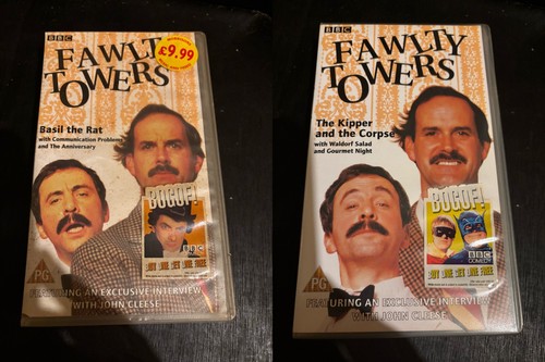 Fawlty towers videos vhs - 2x,