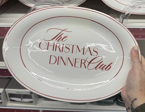 White red christmas club - red,