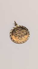 Vintage 9ct Gold St. Christopher Pendant | Weight 1.9g | 375 Gold